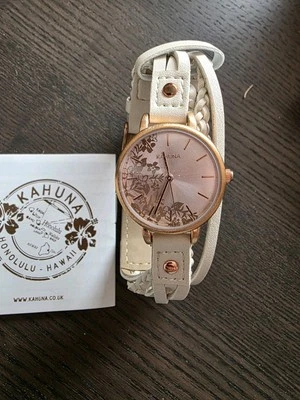 Reloj Kahuna Mujer Oro Rosa y Crema Multi Tanga AKLS-0378L Foto 1 de 4