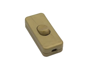 Zwischenschalter gold 2A 250V 1-Polig schaltend für 2 Adern - Bild 1 von 2