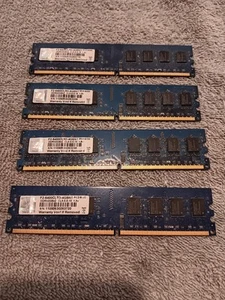 G Skill 8GB (4X2GB) PC2-6400 DDR2 SDRAM - Picture 1 of 3