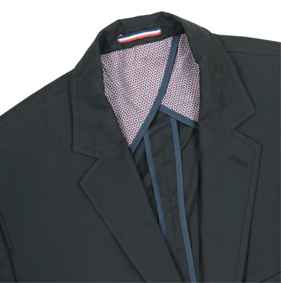 Jaqueta Blazer Masculina 42 R Daniel Hechter Azul Marinho 100% Algodão Casaco Esportivo - Imagem 1 de 4