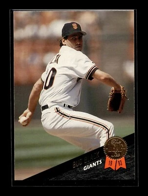 1993 Leaf #212 Bud Black (EX)(BAS) - Image 1 of 2
