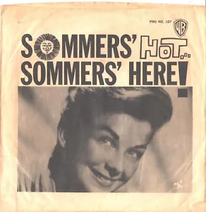 JOANIE SOMMERS--RARE-4-SONG PROMO ONLY PICTURE SLEEVE + 45-(SOMMER'S HOT)-PS-PIC - Foto 1 di 6