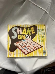 Vintage 1960’s W.H. Schaper Shake Bingo Complete - Picture 1 of 1