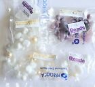 Fab Preciosa Czech Beads Bridal/Lilac Mix Bundle Job Lot Jewellery Making Craft 