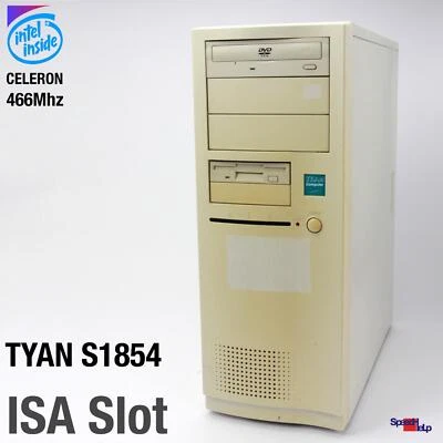 Isa Slot Tyan S1854 Trinity 400 SSD 2G Bintel Computer PC Rs-232 Parallel Pentiu - Image 1 of 4