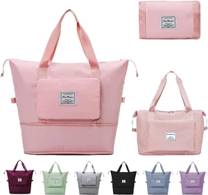 Large Capacity Travel Bag, Expandable Foldable Travel Duffel Bag, Dry and Wet Se - Picture 1 of 12