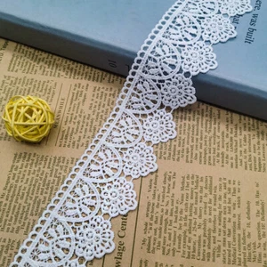 1 yard Weiß Spitzenband Spitze Schwarz Spitzenborte Lace Nähen Kleid DIY - Bild 1 von 6