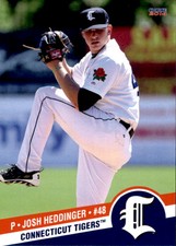 2014 Connecticut Tigers Choice #13 Josh Heddinger Suwanee Georgia Baseball Card