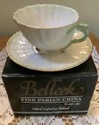 Belleek Cup and Saucer Neptune Pattern