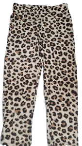 Cheetah Animal Print Leggings - Girls Size Small - Picture 1 of 9
