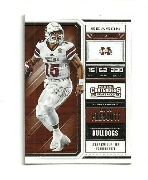 Dak Prescott 2018 Panini Contenders Draft Picks - # 24 / Dallas Cowboys - Image 1 of 1