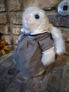 Vintage 1983 North American Bear Company White Bunny Rabbit Plush Easter