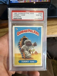 garbage pail kids Tommy Tomb #36BPSA 10 Gem Mint - Picture 1 of 2