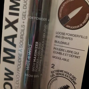 WET N WILD BROW MAXIMIZER DUO Buildable Powder + Extreme Hold Gel NEUTRAL BROWN - Picture 1 of 23