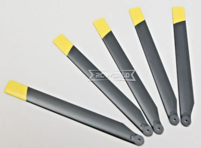 RC Era 5 Blade HELICOPTER PARTS -C189 MAIN BLADES (5PC)- *YELLOW* - Image 1 of 4