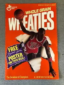 Vintage 1989 MICHAEL JORDAN Wheaties Poster Set - All 3 Posters! - Picture 1 of 9
