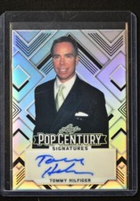 2022 Leaf Metal Pop Century Base Auto Silver #BA-TH1 Tommy Hilfiger /75