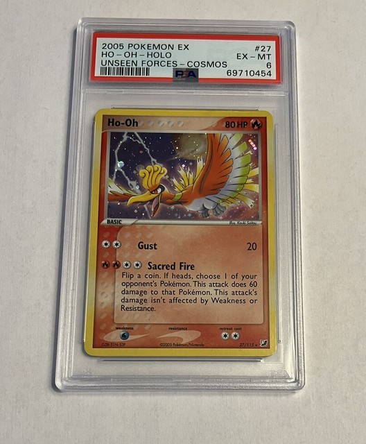 Ho-Oh ex 104/115 - EX Unseen Forces - EX Ruby & Sapphire - Pokemon Trading  Card Game - PokeMasters