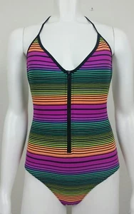 Traje de baño Joe Boxer para mujer/niñas talla S/C pequeño de una pieza con cremallera frontal - Imagen 1 de 9