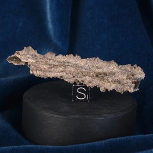 Fulgurite 7,9 cm Lechateliérite 4,74 g impact foudre pierre de foudre - Imagen 1 de 6