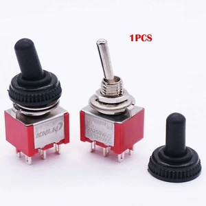 1PCS DPDT Mini Toggle Switch 6 Pin 2 Position ON/0N Miniature 5A 125V MTS-202MZ - Picture 1 of 3