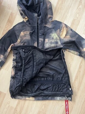 Volcom Snow Brighton Pullover Jacket NWT CAMO XSMALL ZipTech - Image 1 of 4