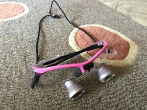 Orascoptic Dental Loupes Women Pink Frames Hygienist Dentist Glasses RDH - Picture 1 of 5