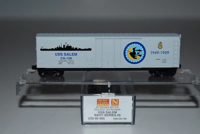 N Scale MTL 03800405 USS Salem 50' Single Door Boxcar CA-139 C6257 - Image 1 of 2
