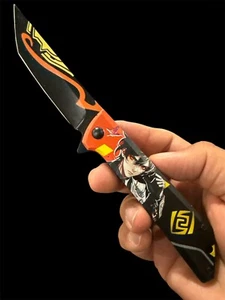 Anime themed Spring Assisted Pocket Knife - Collectible Anime Design Edc PF75B - Picture 1 of 2