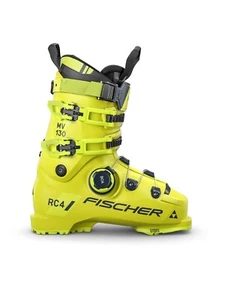 2025 Fischer RC4 130 MV BOA GW ski boots; Size 27.5 (Yellow/Yellow) - Picture 1 of 4