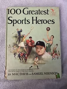 Vintage 1958 100 Greatest Sports Heroes Past Sport Idols - Picture 1 of 7