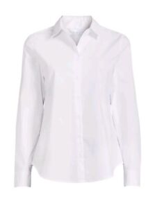 Time and Tru Women's Long Sleeve Button Down Shirt Multiple Sizes White #NEW