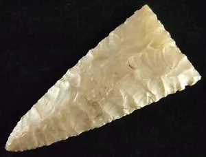 Punto triangolare Illinois Cahokia eccezionalmente fine con punte di freccia BT COA - Foto 1 di 4