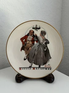 Vintage 1983, Norman Rockwell “Christmas Dancers” Gorham Collectors Plate 919 - Picture 1 of 3