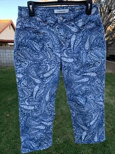 CROFT & BARROW Size 8 Women’s Crop Stretch Jeans Inseam 20” - Picture 1 of 3
