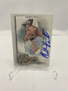 Matt Hamilton Autograph Signed Allen & Ginter #218 - Picture 1 of 2