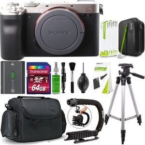 Sony Alpha a7C Mirrorless Digital Camera Body (Silver) Accessory Bundle