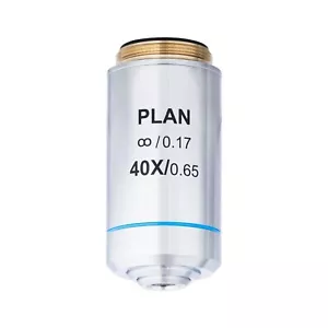 AmScope PA40X-INF 40X (Spring) Infinity Plan Microscope Objective - Picture 1 of 1