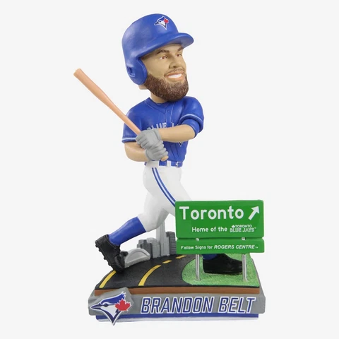 Brandon Belt Toronto Blue Jays Next Stop Bobblehead BRAND NEW ORIG FOCO BOX NIB Cover