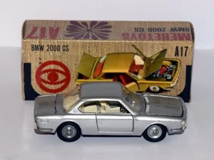 MEBETOYS A-17 1967 - BMW 2000 CS - ARGENTO - BUONE CONDIZIONI, SCATOLA ORIGINALE - Foto 1 di 9