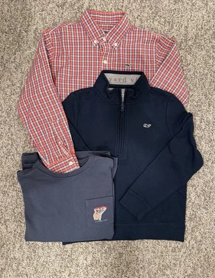 Usado en Excelente Condición Lote de 3 Tops Surtidos Vineyard Vines Niños Talla 7 Foto 1 de 4