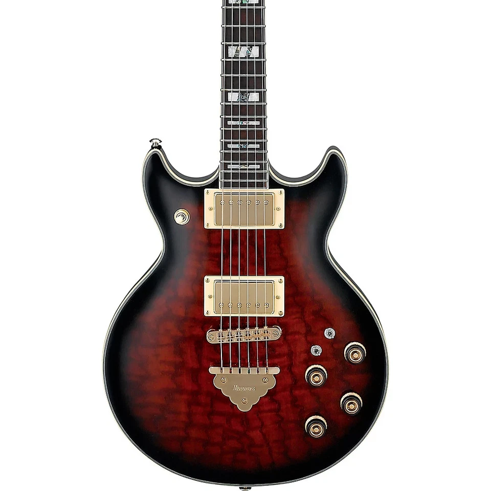 Ibanez Ar325qa Electric Guitar 2020 Dark Brown Sunburst