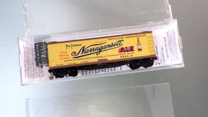 N Scale Micro-Train Wood Billboard Reefer Car NARRAGANSETT ALE Beer * New NIB - Picture 1 of 4