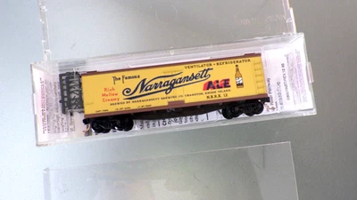 N Scale Micro-Train Wood Billboard Reefer Car NARRAGANSETT ALE Beer * New NIB - Image 1 of 4