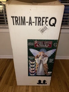 Ángel de Navidad victoriano vintage Trim-A-Tree 36" fibra óptica cambio de color NUEVO EN CAJA - Imagen 1 de 12