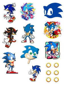 Sonic Video Game Stickers Pack - Picture 1 of 1