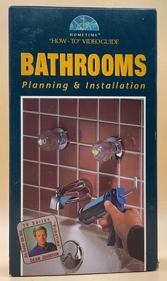 Hometime PBS BATHROOMS Planning & Installation (VHS 1994 TESTED NO Project Gui) - Image 1 of 3