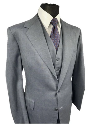 ROPA OXFORD!!! 42R!!ELIGE COSIDO!!!! ¡¡¡TRAJE DE TRES PIEZAS!!!!MEJOR ELABORADO�� Foto 1 de 4