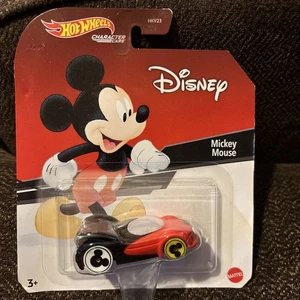 Hot Wheels Disney Character Car Mickey Mouse Red Black - Picture 1 of 4