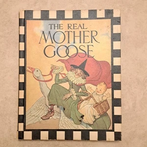 Vintage 1971 The Real Mother Goose Rand McNally Kinderbuch Hardcover - Bild 1 von 8